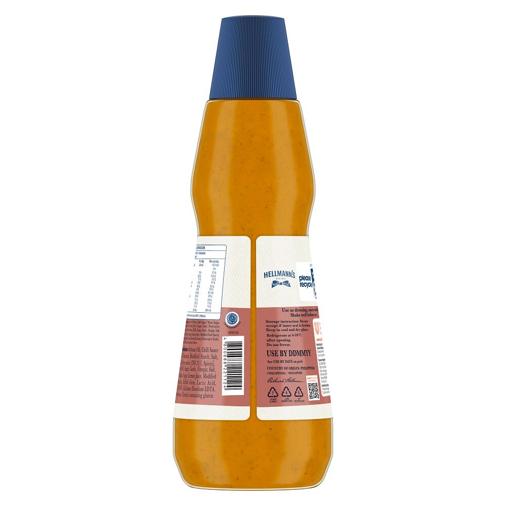 Hellmann’s Smoked Chilli Dressing - Explore exciting and unique flavours with Hellmann’s dressings.